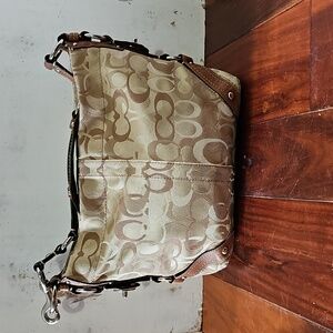 Coach Chic Cream Shoulder Bag